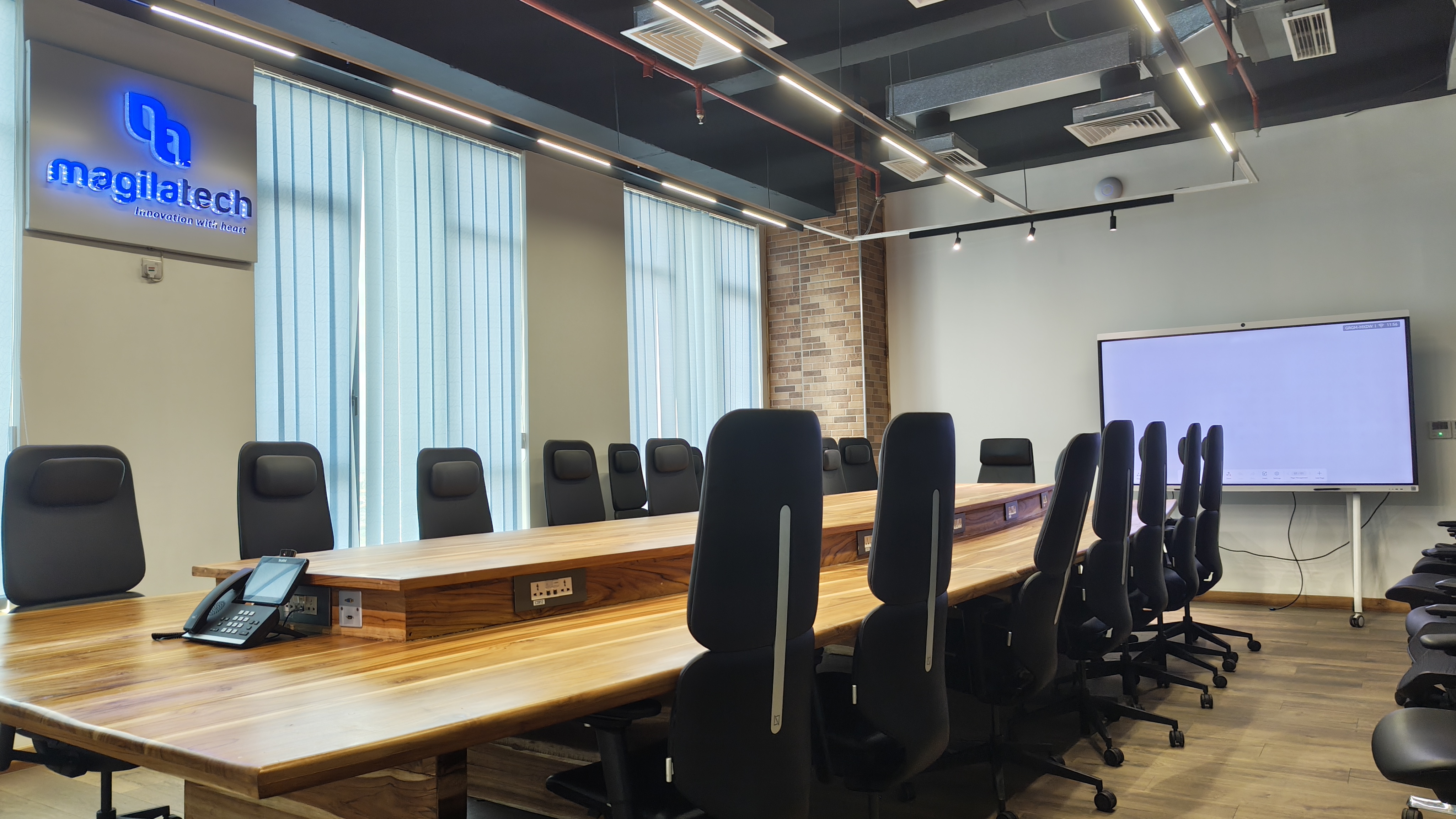 Magilatech boardroom at the Dar es Salaam headquarters